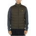 Lyle & Scott men gilet vest jacket displayed on a white background.