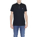 U.S. Polo Assn. Men Polo - Man Wearing Black Polo Shirt