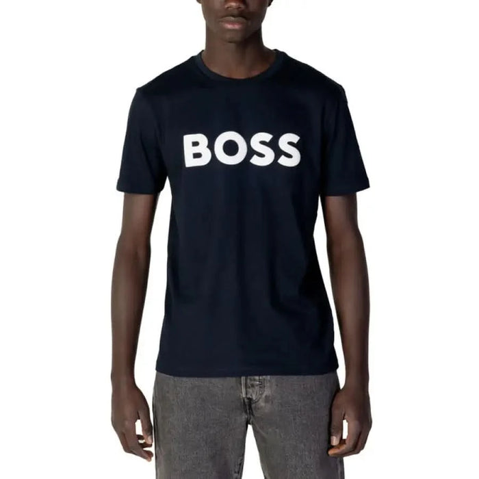 Boss - Men T-Shirt - blue / S - Clothing T-shirts