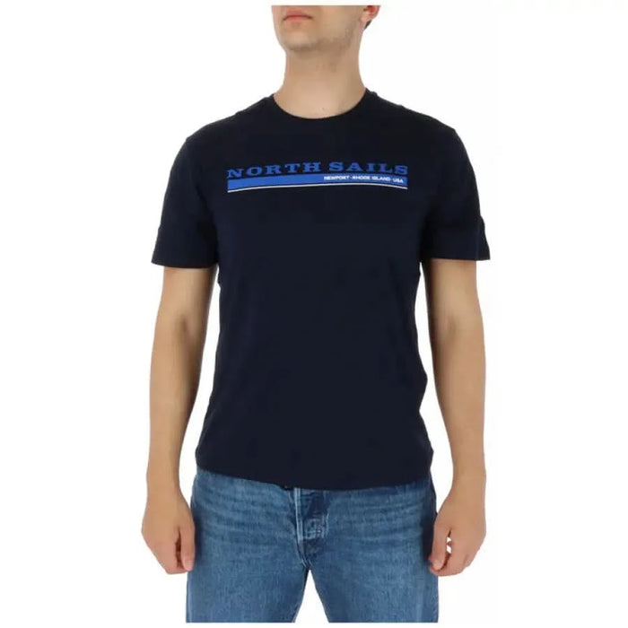 North Sails - Men T-Shirt - blue / S - Clothing T-shirts