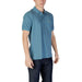 Man modeling a Lacoste Men Light Blue Polo Shirt