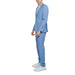 Man in blue suit and white shoes from Mulish Men Suit collection