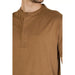 Urban style: Man in brown Hamaki-ho Men T-Shirt - Trendy men’s clothing