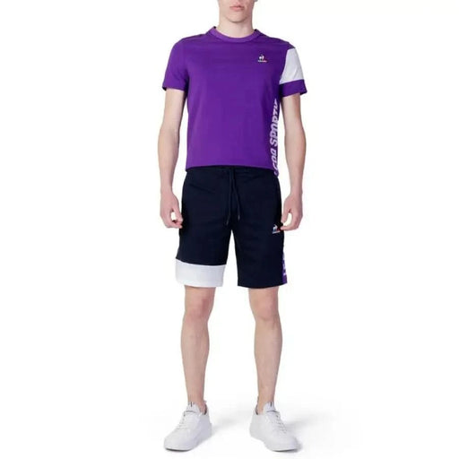 Le Coq Sportif - Men Shorts - blue / S - Clothing