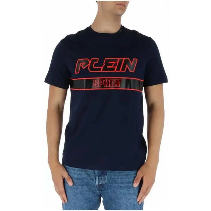 Plein Sport - Men T-Shirt - blue / S - Clothing T-shirts