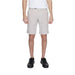 A man in a white shirt and Alviero Martini Prima Classe Men Shorts, showcasing style and comfort