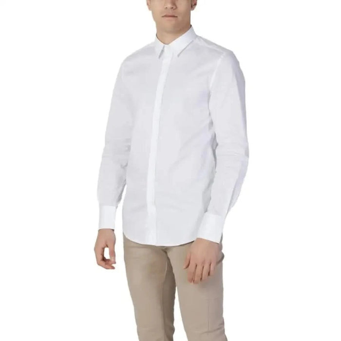 Antony Morato - Men Shirt - white / 46 - Clothing Shirts