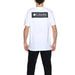 Man wearing white Columbia logo T-shirt, urban style clothing - Columbia Men T-Shirt