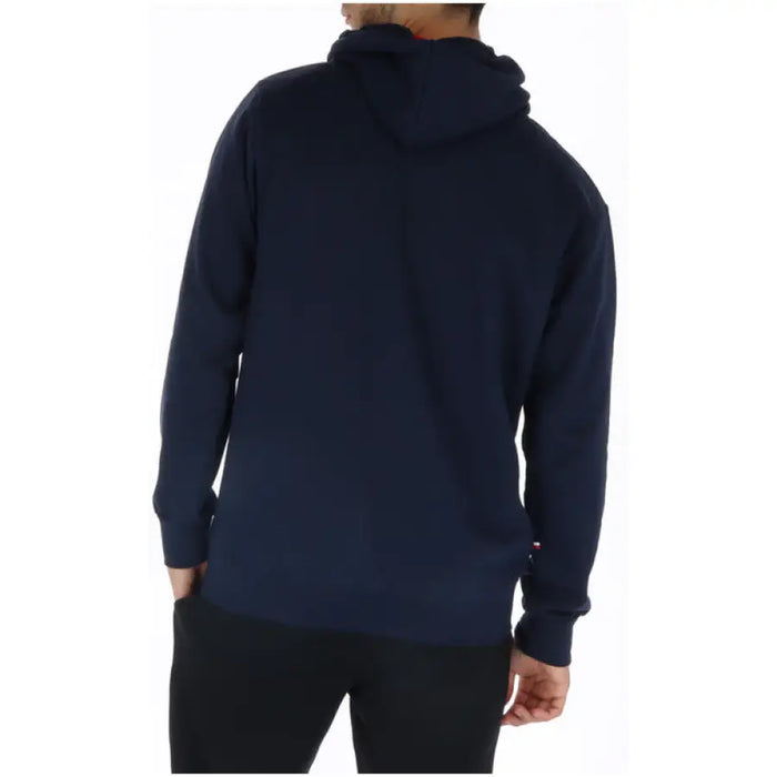 Navy blue hooded sweatshirt back view from US Golf Club Men’s Sweatshirts for Comfort and Style