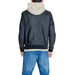 Navy blue jacket featuring a light-colored hood by Jack & Jones