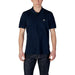 Navy blue Lacoste polo shirt for men showcasing classic style and comfort