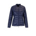 Navy blue quilted puffer jacket with zipper - Armani Exchange Women Jacket