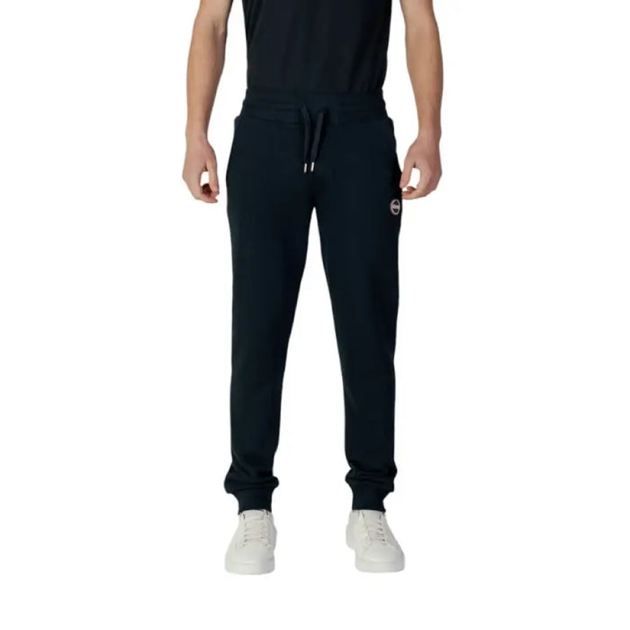 Navy blue sweatpants from Colmar Originals featuring laces for men