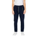 Navy blue drawstring sweatpants paired with white sneakers from Gianni Lupo Men Trousers