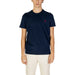 Navy blue U.S. Polo Assn. men’s t-shirt with small red logo design