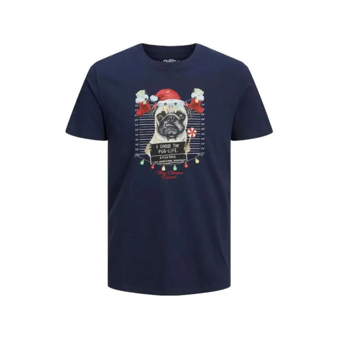 Jack & Jones - Men T-Shirt - blue / S - Clothing T-shirts