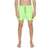 Neon Green Swim Shorts with Drawstring Waist and Side Pockets from Ea7 Men Swimwear