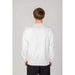 The North Face men’s crew neck sweatshirt in white, embodying urban city style