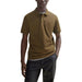 Olive green short sleeve polo shirt with collar from Boss Men’s collection