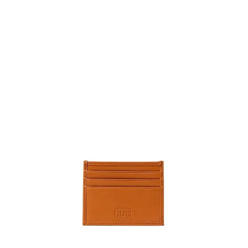 Orange leather card holder from Alviero Martini Prima Classe Men’s Beige Wallet