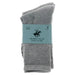 Pack of two gray socks from Beverly Hills Polo Club for men’s underwear collection