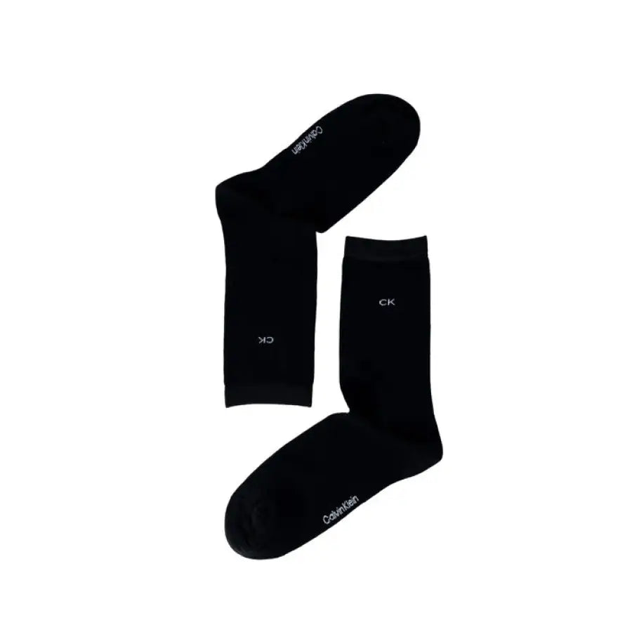 Black Calvin Klein women’s socks with ’CK’ logo visible in Calvin Klein Women Underwear collection