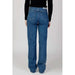 Calvin Klein Jeans Women - Blue Denim Jeans paired with a Black Top