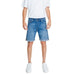 Pair of blue denim shorts with rolled-up cuffs, Jack & Jones Men Shorts by Jack & Jones