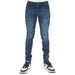 Pair of blue slim fit denim jeans from Lyle & Scott for men