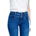 Street One women jeans, blue denim with white top visible at waistband