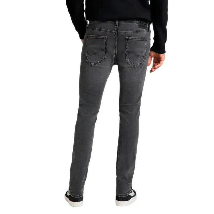 Back view of gray denim jeans from Lee - Lee Men Jeans product line