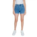 High-waisted denim shorts with rolled cuffs by Vero Moda - Vero Moda Women Short