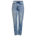 Only Women Jeans - Light Blue Denim Straight Leg Cut