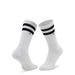 Calvin Klein Men Underwear - Pair of white athletic socks with black stripes and CK logo