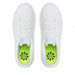 Nike Men Sneakers featuring white sneakers with green insoles and black floral design