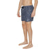 Nike Swim Men Swimwear featuring patterned navy blue and white geometric swim shorts