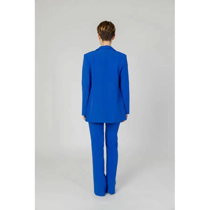 Urban Style: The Person in Cobalt Blue Only Women Blazer