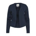 Ichi Ichi women’s navy blazer displayed on model - Ichi women blazer fashion