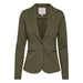 Ichi Ichi women wearing olive Ichi women blazer