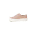 Pink canvas sneaker with white platform sole and laces from Calvin Klein Jeans Women Sneakers