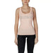 Pink sleeveless GUESS logo tank top featured in Guess Women’s Cotton Top with Print