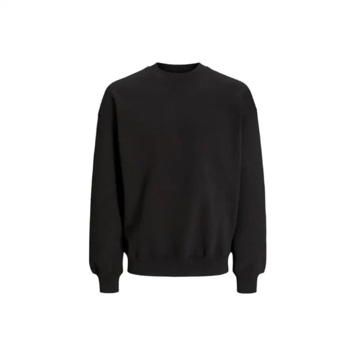 Plain black crewneck sweatshirt from Jack & Jones Men Sweatshirts collection