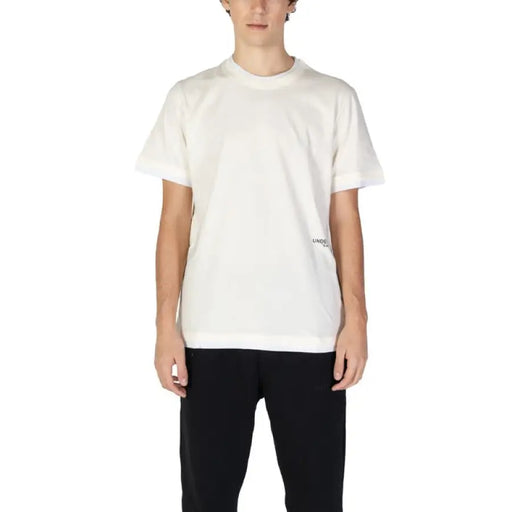 Plain white crew neck short sleeve t-shirt from Underclub - Underclub Men T-Shirt