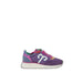 Wushu Wushu women sneakers in purple and blue with a white sole