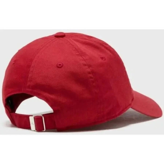 Red Jordan Men Cap featuring an adjustable strap closure for a comfortable fit