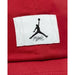 Red Jordan Men Cap featuring a white Jordan brand logo patch for stylish sportswear