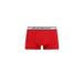 Red Emporio Armani boxer briefs with branded waistband for men