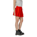 Red pleated mini skirt from the Red Lace Skirt for Women Spring Summer Collection