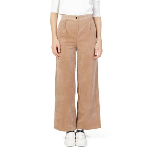 Jacqueline De Yong - Women Trousers - beige / XS - Clothing