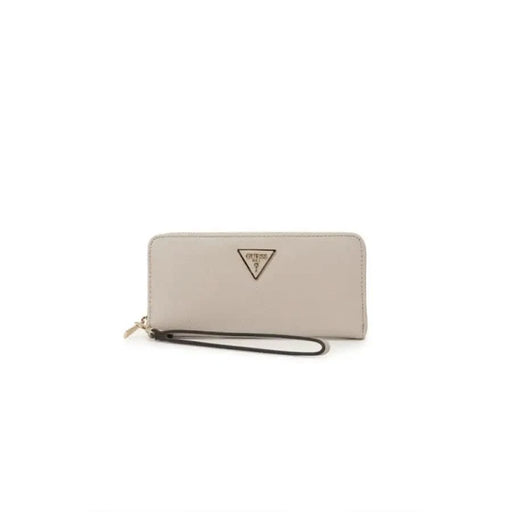 Guess women wallet in beige showcasing urban city style fashion